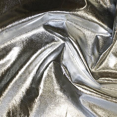 silver metallic fabric non stretch|Metallic .